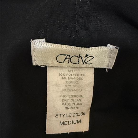 Cache Black Sleeveless Blouse with Embellished Detail - Picture 8 of 13